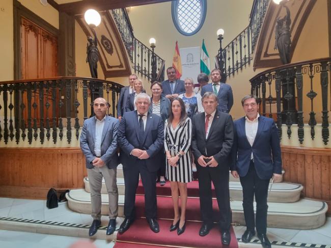 La delegada del Gobierno recibe a la Comisión de Alimentación y Agricultura alemana