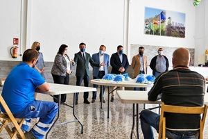 Diputación inicia en Rágol un programa pionero sobre uso de dumper para trabajadores del PFEA