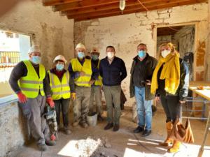 El director del SEPE visita las obras que se realizan en Terque