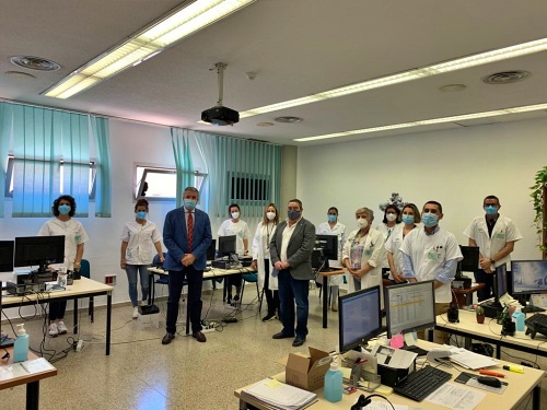 El delegado de Salud visita a los rastreadores de covid-19