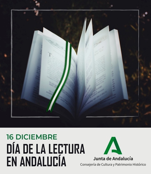 Emilio Prados y Mariluz Escribano en el Día de la Lectura en Andalucía