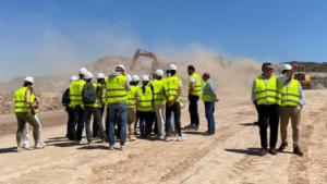 Escuela de Caminos de Granada visita las obras de la Autovía del Almanzora