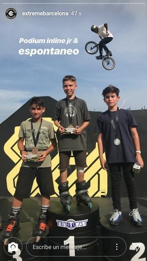 Un niño de Vicar logra el tercer puesto en el ImaginExtrem Barcelona sin patrocinadores.