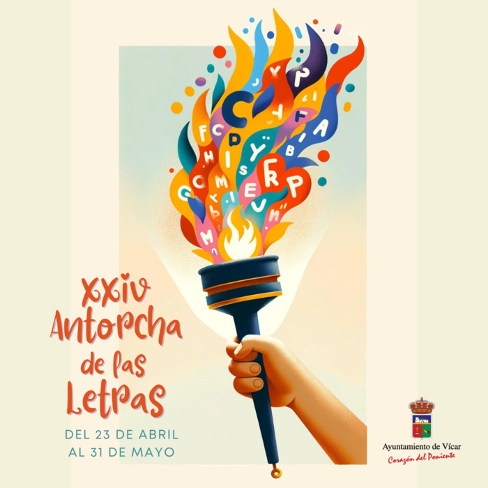 Vícar vuelve con la XXIV Antorcha de las Letras con motivo del Día del Libro