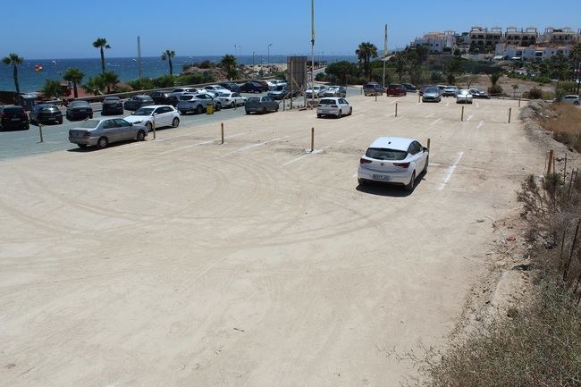 Más aparcamientos en las playas Mar Rabiosa y Mar Serena de San Juan de los Terreros