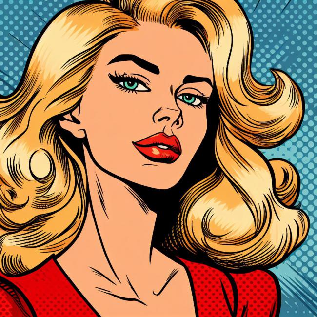 La mujer de rojo