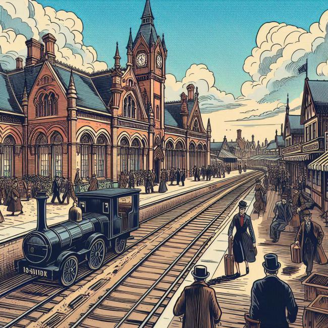 Pastiche en la Estación