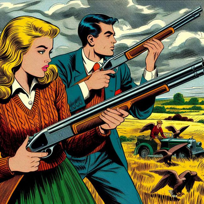 Las manos que tienen las armas