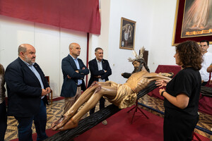 Finaliza la restauración de la talla del Cristo de la Luz con el apoyo de Diputación