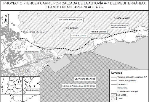 Mitma obtiene Declaración de Impacto Ambiental para el tercer carril de la A-7