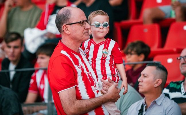 Aficionados al alza en el UD Almería