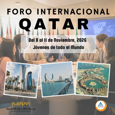 Convocatoria para jóvenes almerienses en el Foro Internacional de Albergues 2026 en Qatar