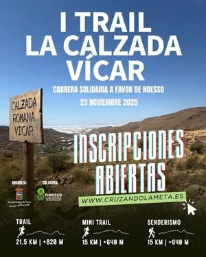 Inscripciones abiertas para el I Trail La Calzada en Vícar