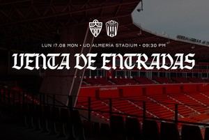 Entradas a la venta para el Almería-Eldense
