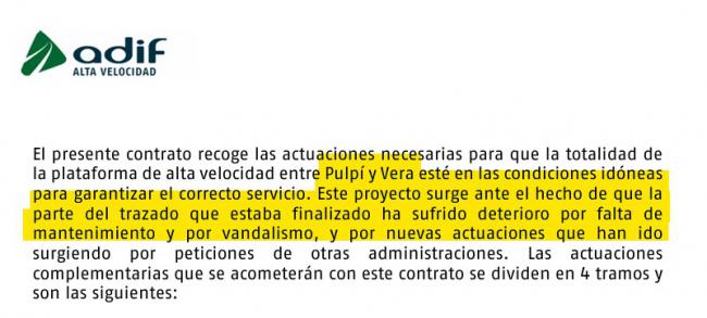 En agosto de 2027 aún habrá obras del AVE pese a lo dicho por Puente