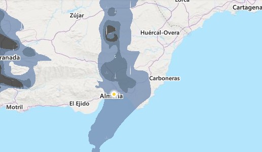 Desactivada la alerta naranja por lluvias torrenciales en Almería