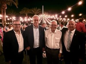 El alcalde de Vícar celebra el 40 aniversario de la Peña Madridista de El Ejido
