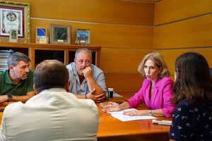 Julia Ibáñez se reúne con la Agencia Tributaria en El Ejido
