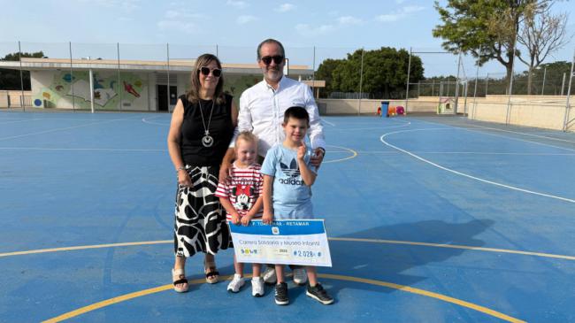 El CEIP Torremar donó 2.028€ por ASALSIDO