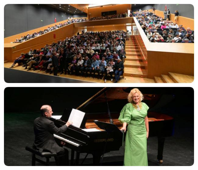 Éxito rotundo del concierto de Ainhoa Arteta en el Auditorio Ciudad de Vera
