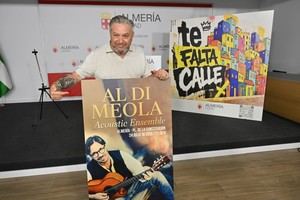 Al Di Meola ofrecerá un concierto exclusivo en Almería el 24 de julio