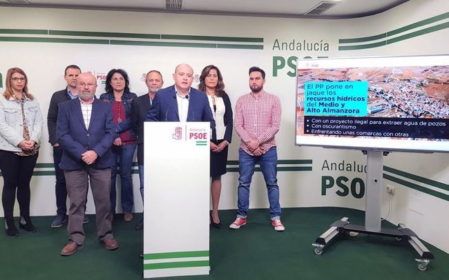 El PSOE acusa a Crespo de abrir una guerra entre comarcas por el agua del Almanzora a Pulpí