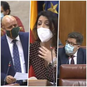 Sánchez Haro dice en sede parlamentaria que Moreno Bonilla cobró de una "trama corrupta"