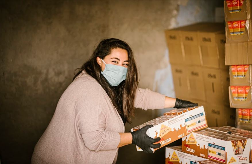 Al Tawba reparte con el Banco de Alimentos