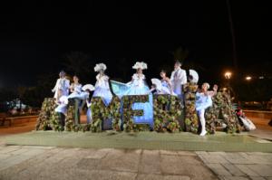 Almería enciende la Navidad con 1,2 millones de luces LED
