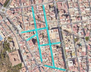 Remodelación de seis calles en el entorno de Puerta de Purchena por 1,7 millones de euros