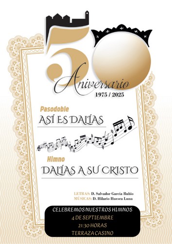 Dalías celebra 50 años de su pasodoble e himno local