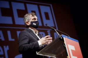 Ángel Escobar participa en el XII Congreso Provincial de CCOO