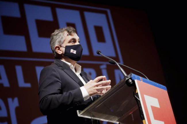 Ángel Escobar participa en el XII Congreso Provincial de CCOO