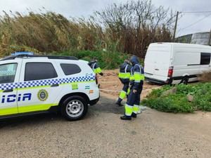 Precaución en Vícar por intensas lluvias y vías cortadas