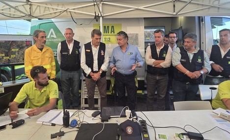 Evolución positiva del incendio cerca de Almería según Antonio Sanz