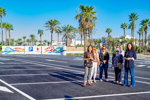 Retamar-El Toyo cuenta con un nuevo aparcamiento público al aire libre con más de 90 plazas 