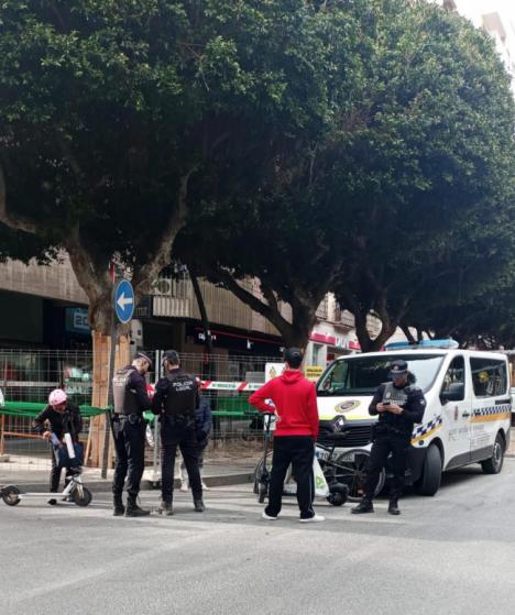 Detenido joven con dos patinetes robados en Almería