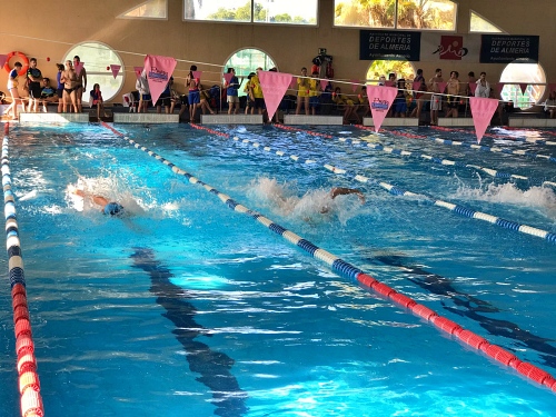 La piscina del Club Natación Almería se prepara para los Juegos Deportivos