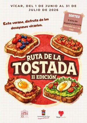 Inicia la II Ruta de la Tostada en Vícar con 14 propuestas gastronómicas