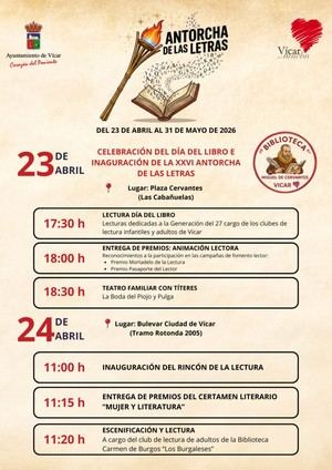 Inicia la XXVI Antorcha de las Letras con un mes y medio de actividades culturales