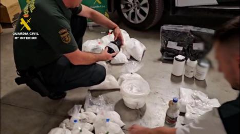 Detenido en Almería por fabricar más de 150 kilos de explosivos en su garaje
