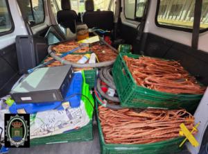 Detenidos tres hombres por robar fitosanitarios valorados en 100.000 euros en Almería