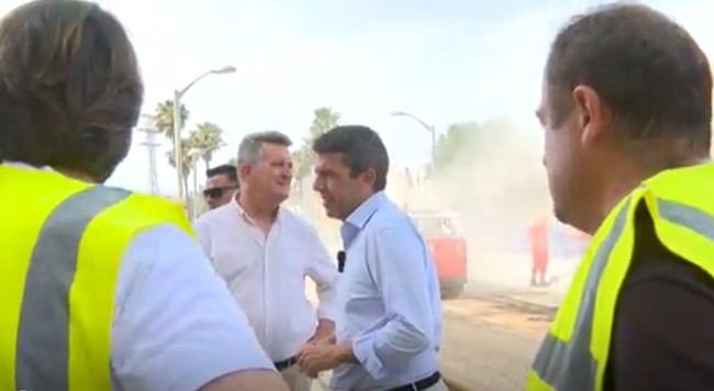 Mazón regresa a Massanasa tras la DANA siete meses después