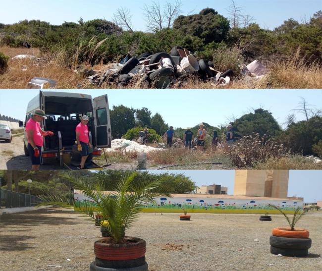 Auxiliado y agradecido el Medio Ambiente.