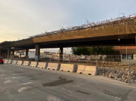 Cierre temporal de la Avenida de Montserrat por obras de soterramiento en Almería