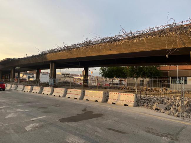 Cierre temporal de la Avenida de Montserrat por obras de soterramiento en Almería