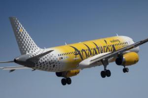 Andalucía surca los cielos europeos de la mano de un avión promocional de Vueling