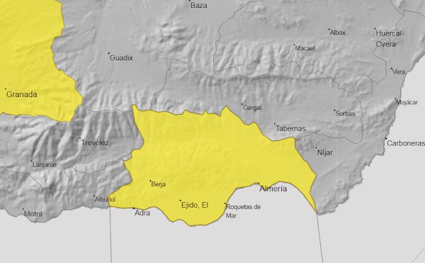 Alerta por temperaturas extremas en Almería: hasta 37ºC hoy