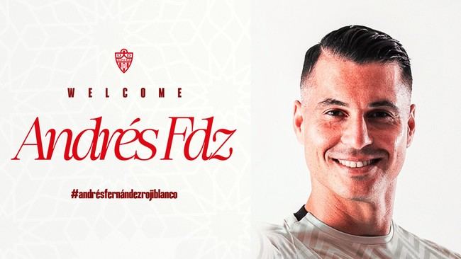 Andrés Fernández, nuevo portero del Almería hasta 2027