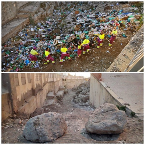 El Ayuntamiento saca 500.000 kilos de basura en actuaciones especiales de limpieza